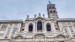 Фасад Папської базиліки Santa Maria Maggiore 