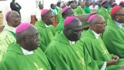 Des évêques catholiques du Nigeria.