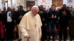 Participants au chapitre général des Oblats de Marie Immaculée, en octobre 2022. 