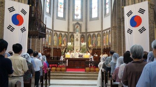 Die Myeongdong Kathedrale in Seoul