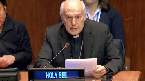 Archbishop Gabriele Caccia at the UN