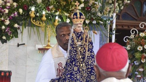 2020.08.19 - I cattolici pregano per lo Sri Lanka e la fine della pandemia a Nostra Signora di Madhu