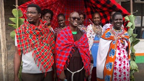 Brother Ben and some Laudato si members in Kenya